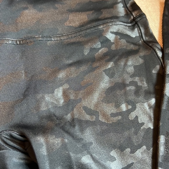Like new Spanx pleather camo leggings - Picture 3 of 8